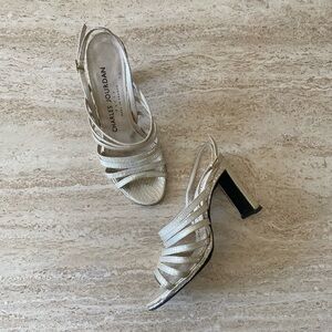 Charles Jourdan Strappy Sandal Slingback Heels
